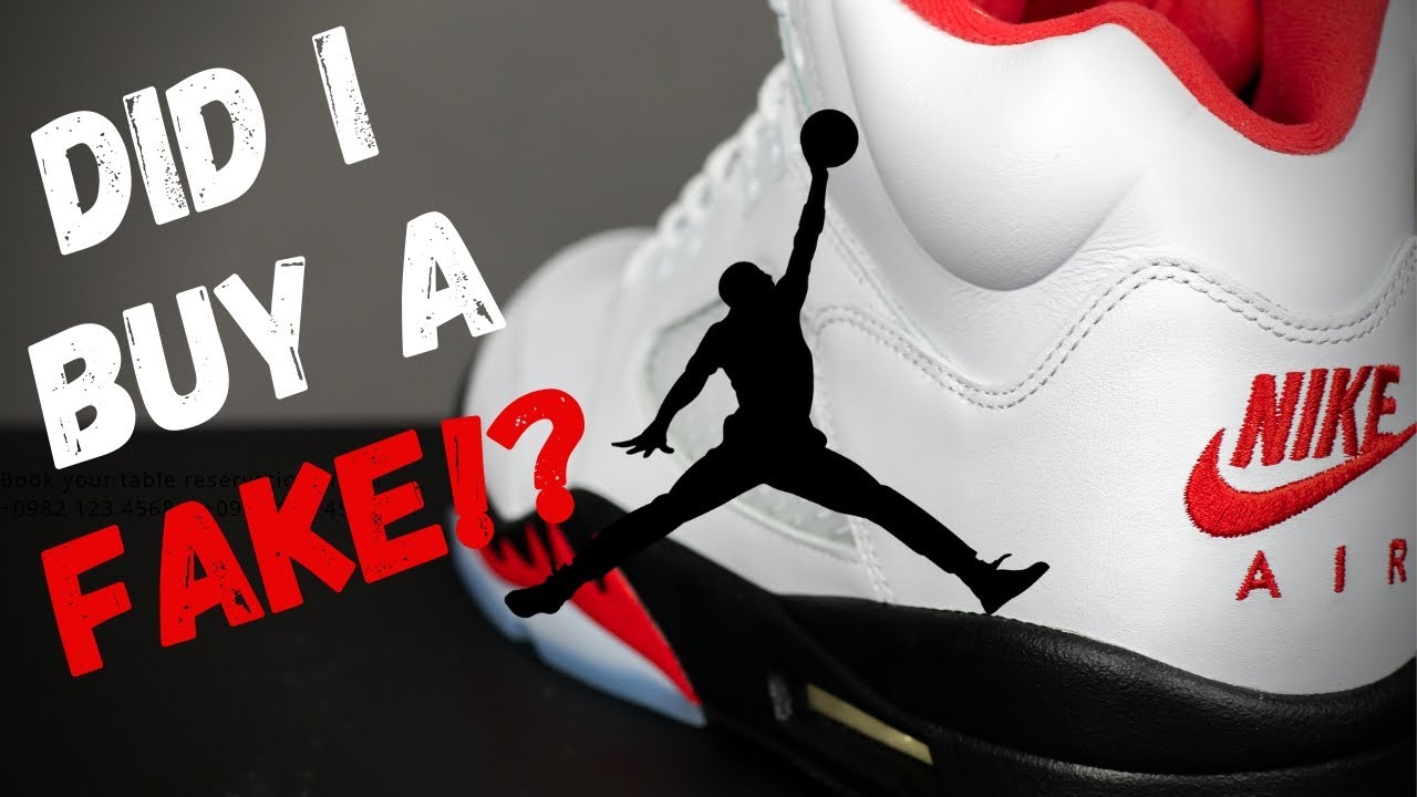 Guided Laces: Are My Air Jordan Fire Red 5's Real or Fake?