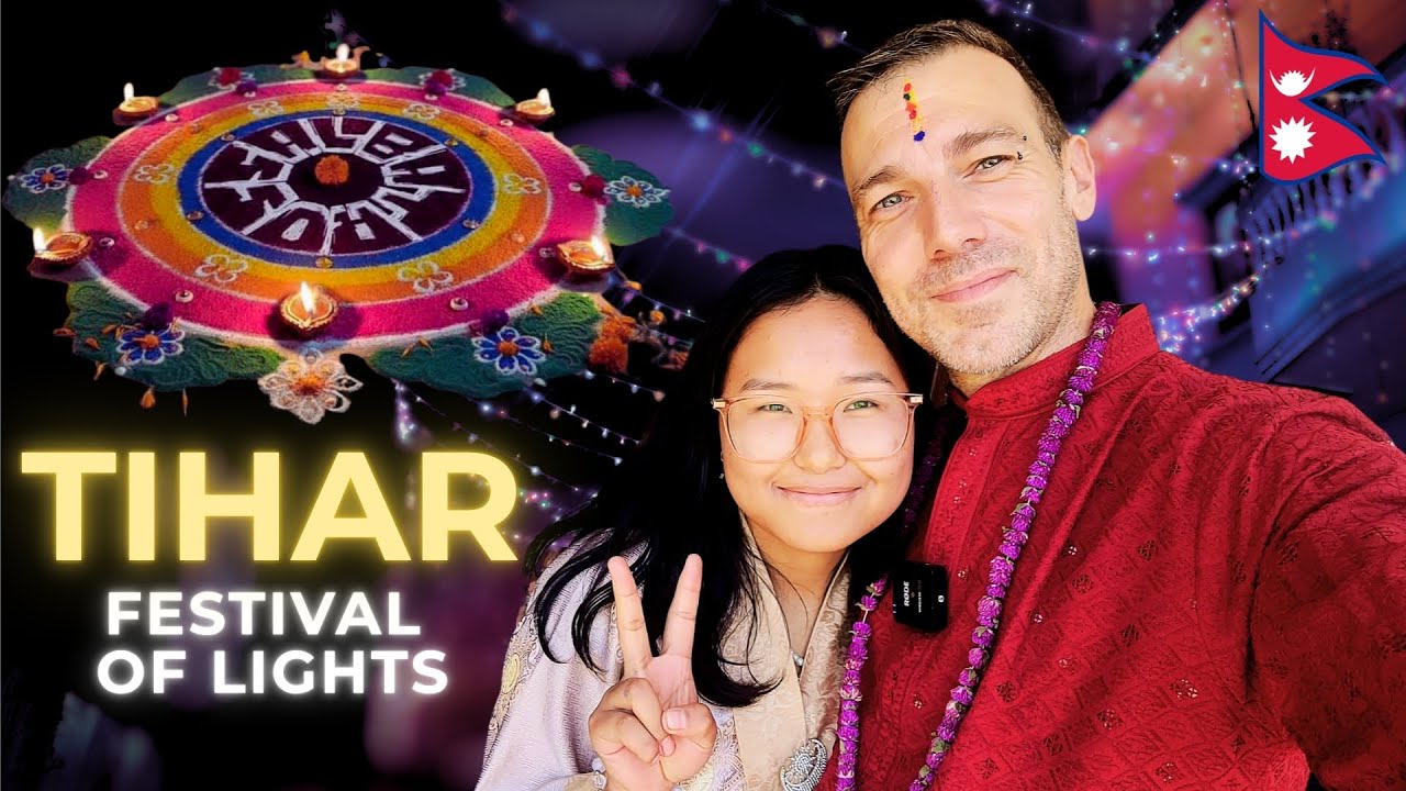I celebrate TIHAR in NEPAL ✨ (with Albatross) 🇳🇵 @AlbatrossNepalOfficial1998 @sunchavox