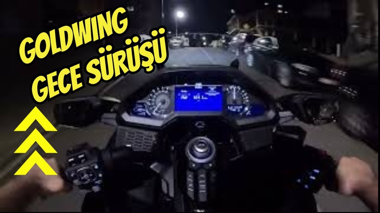 Honda Goldwing ile Gece Yolculuğu MUHTEŞEM mi?| MotoGlobe Trotter