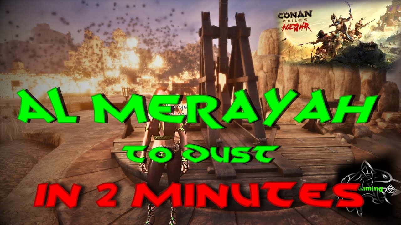 I DROPPED the BOMB on Al-MERAYAH & Nearly Cooked My PC - Conan Exiles