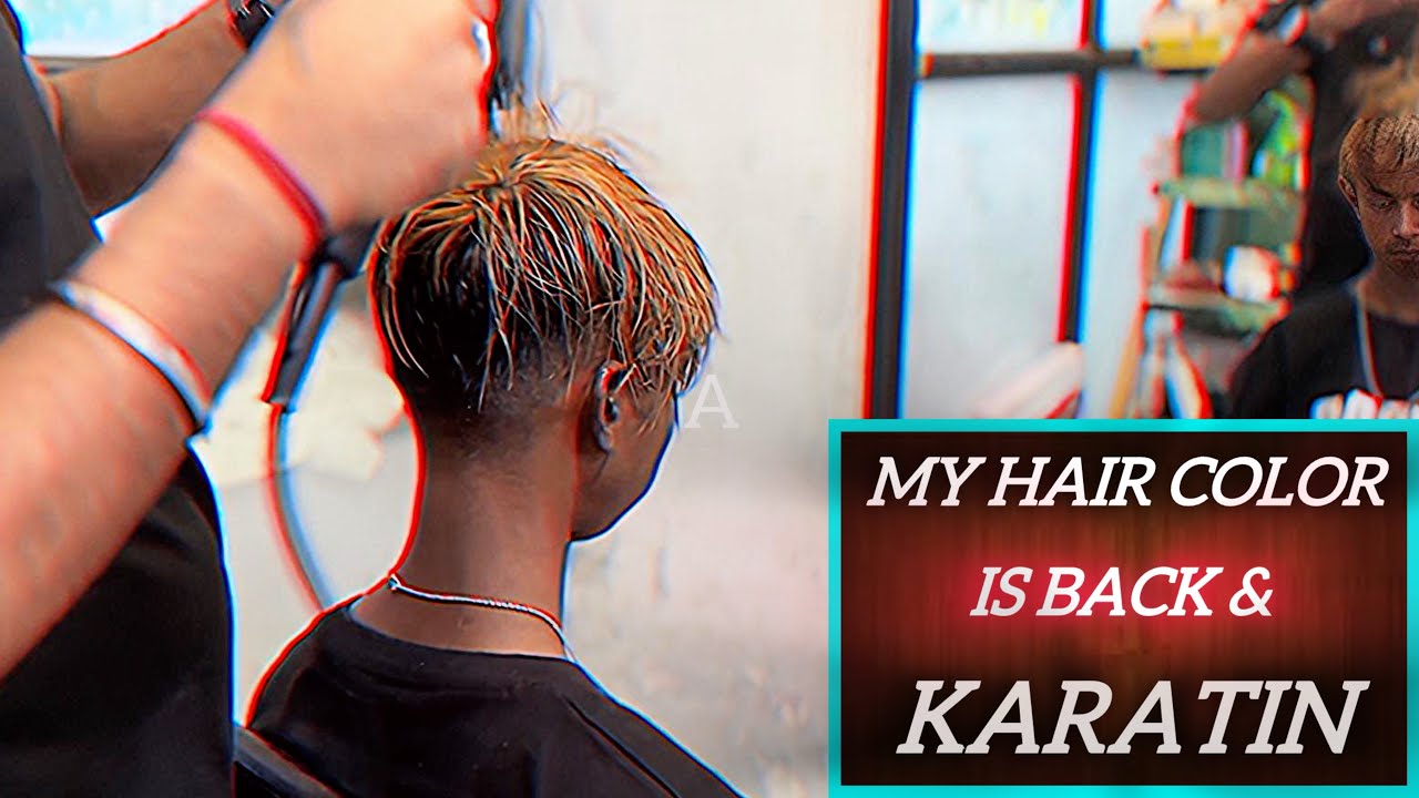 My Hair Color Is Back And Keratin || Ashik Zehen 