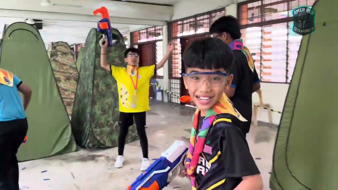 Nerf Foam Blasters Tournament School Edition ! Kempori Pengakap Petaling Utama Camp Event