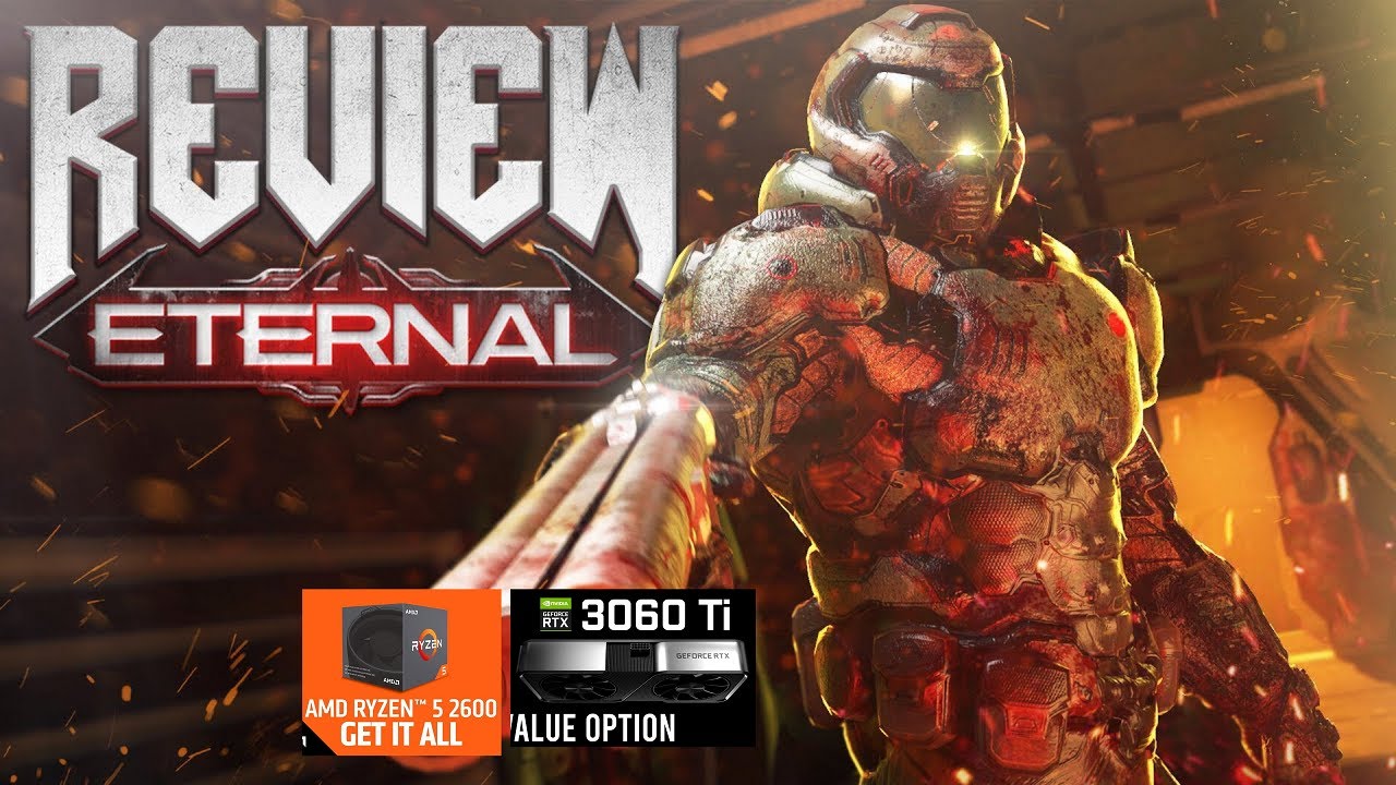Doom Eternal RTX 3060 TI and Ryzen 2600 long gameplay