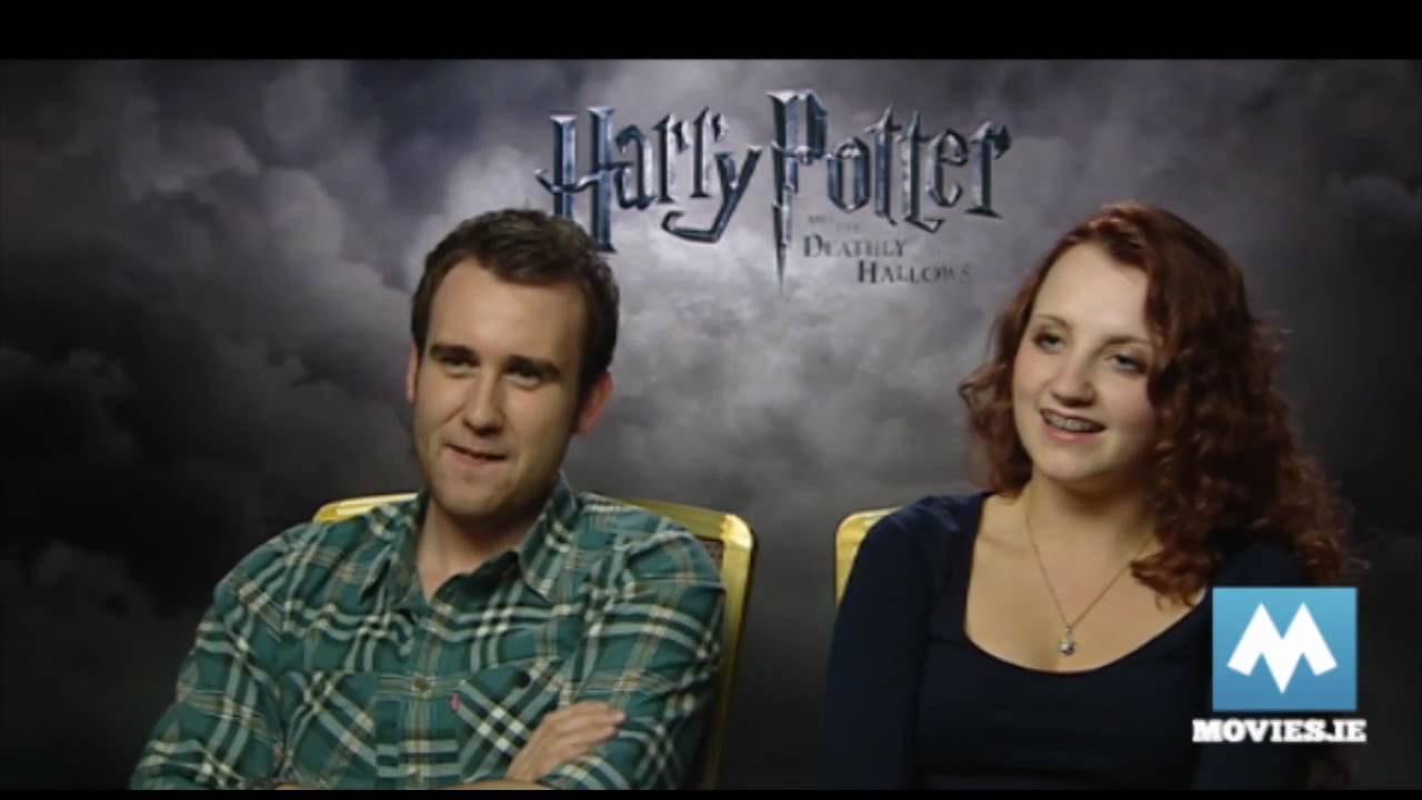 Luna Lovegood & Neville Longbottom talk ending HARRY POTTER & THE DEATHLY HALLOWS