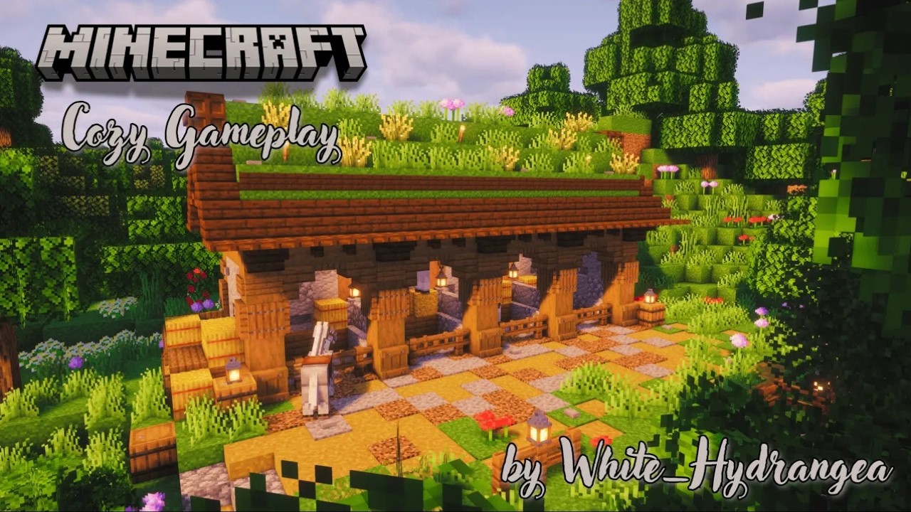 Building A Cozy Horse Stable | Cozy Minecraft Gameplay [EP. 2]