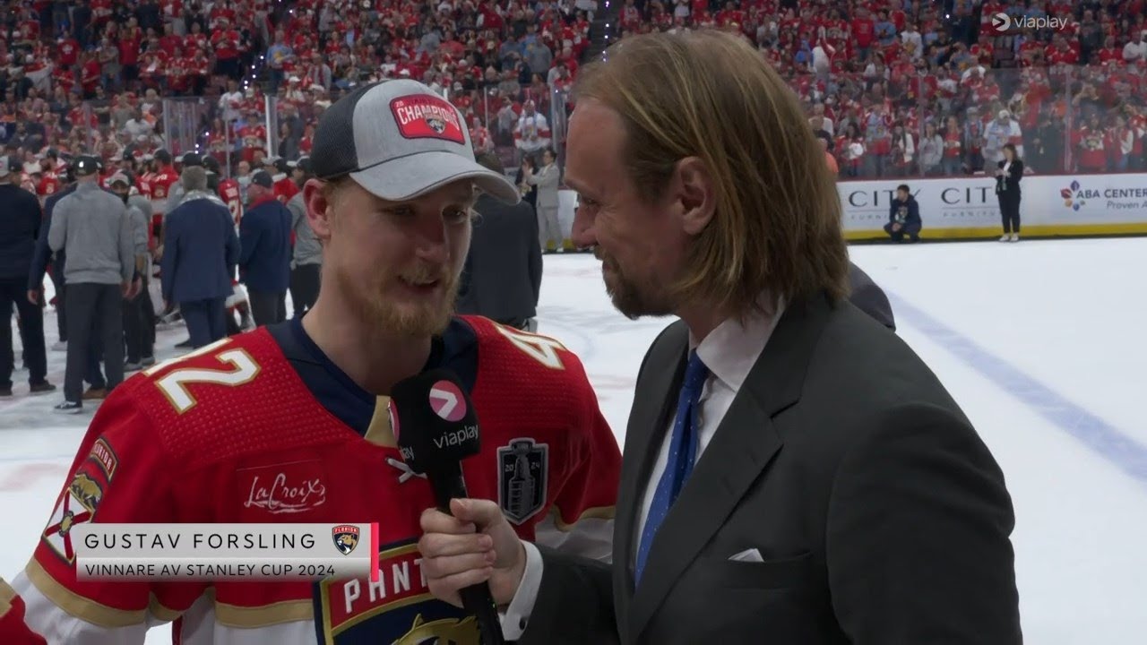 Gustav Forsling | Intervju | Florida Panthers - Edmonton Oilers - Final 7 | 2024-06-24