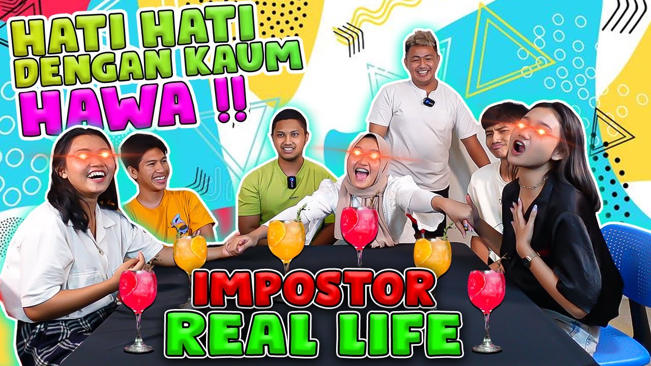 KENA TIPU SEMUA !! CHALLENGE IMPOSTOR DRINK INDONESIA !!