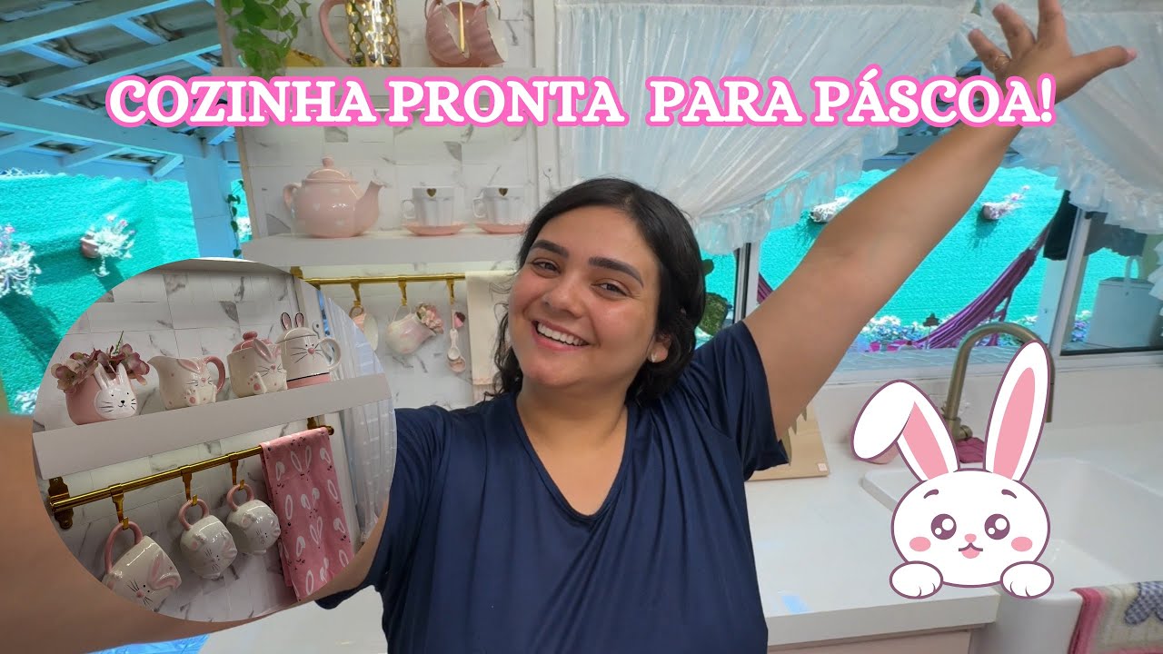 DECORANDO A COZINHA PARA PÁSCOA!