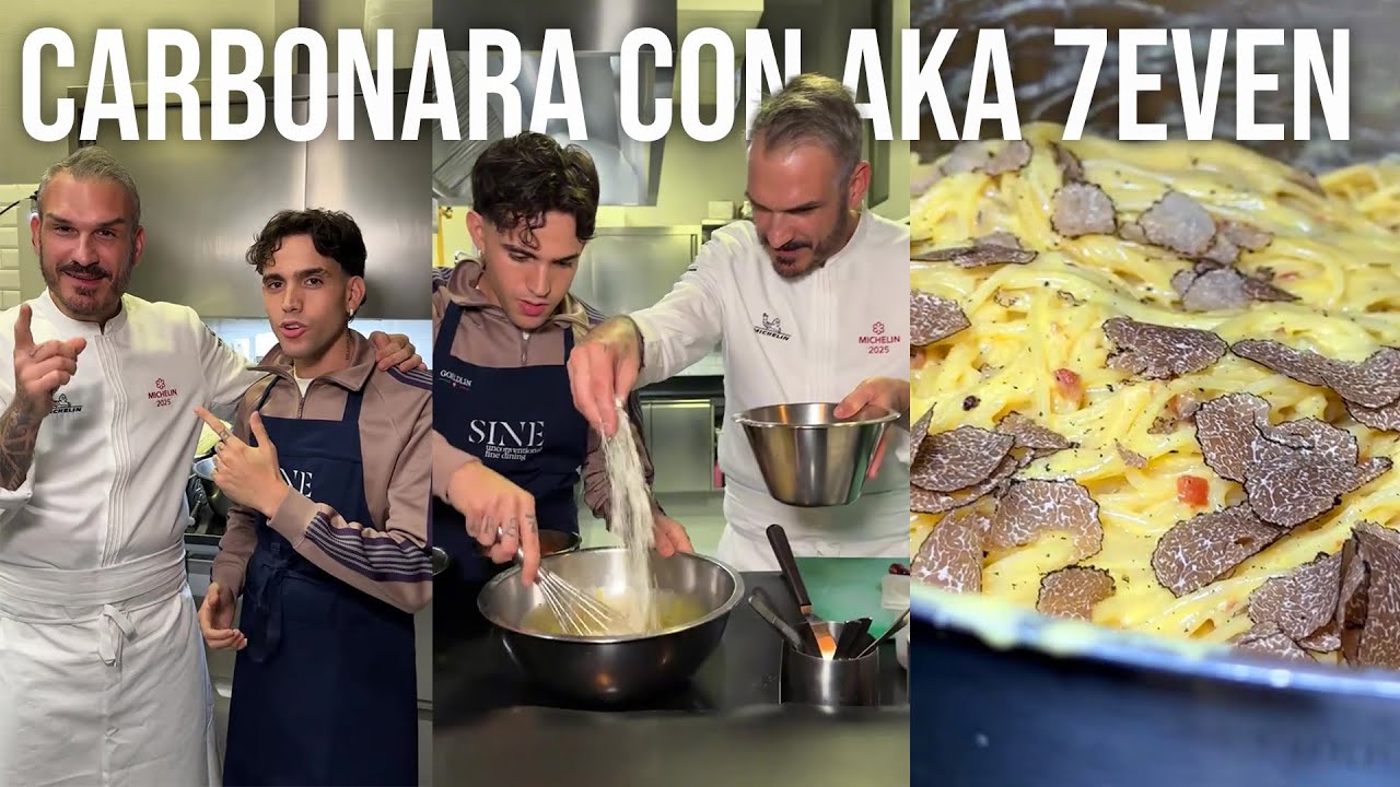 CARBONARA CON AKA 7even - Chef Roberto Di Pinto