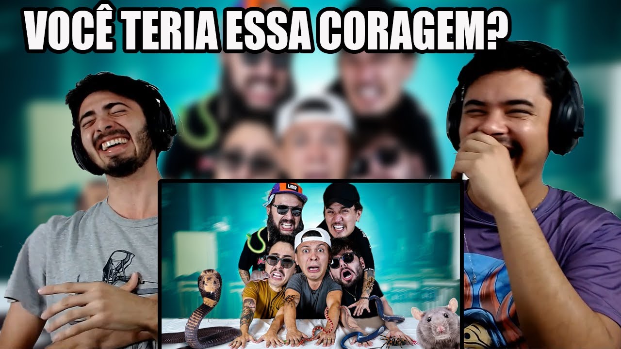 REACT É PROIBIDO SE MEXER! 🐍🕷️ (ft. YOUTUBERS DAS ANTIGAS) Canal Canalha