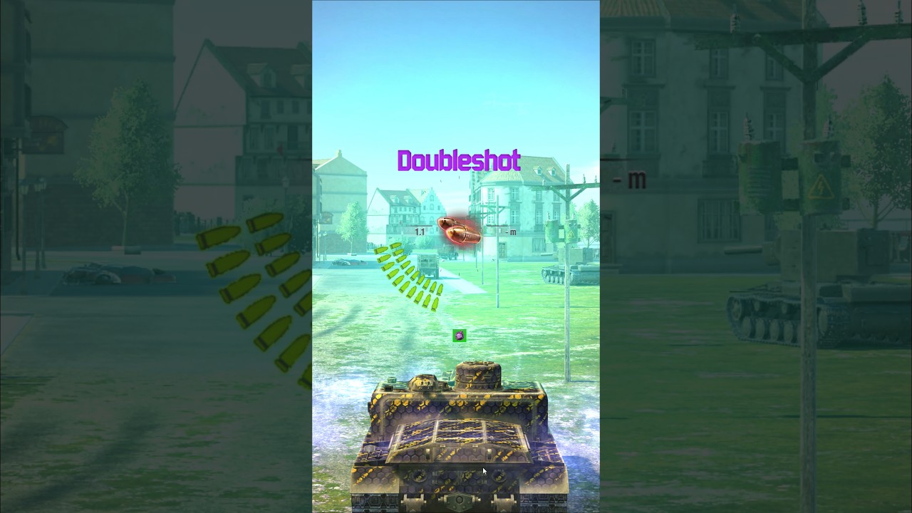 WoT Blitz AT-7 Doubleshot || 20 Shell Autoloader #shorts