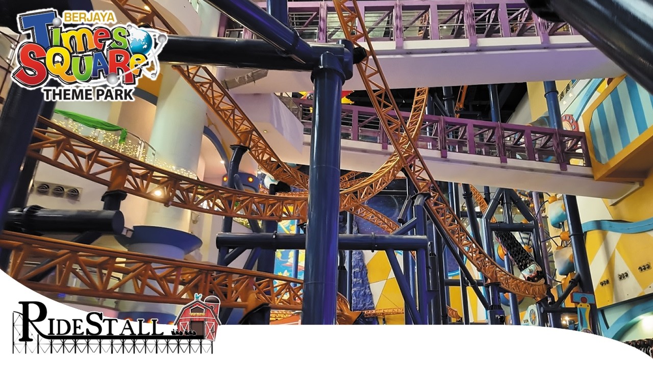 Supersonic Odyssey Roller Coaster - tolle Achterbahn im Berjaya Times Square Theme Park | POV Onride