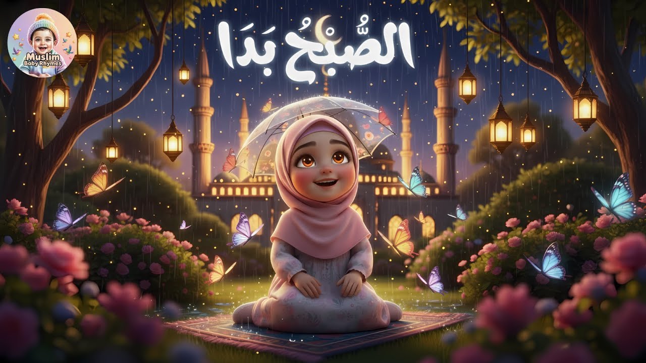 Assubhu Bada Min Tala’atihi 🌙 | Beautiful Kids Naat | 3D Islamic Cartoon Nasheed for Children