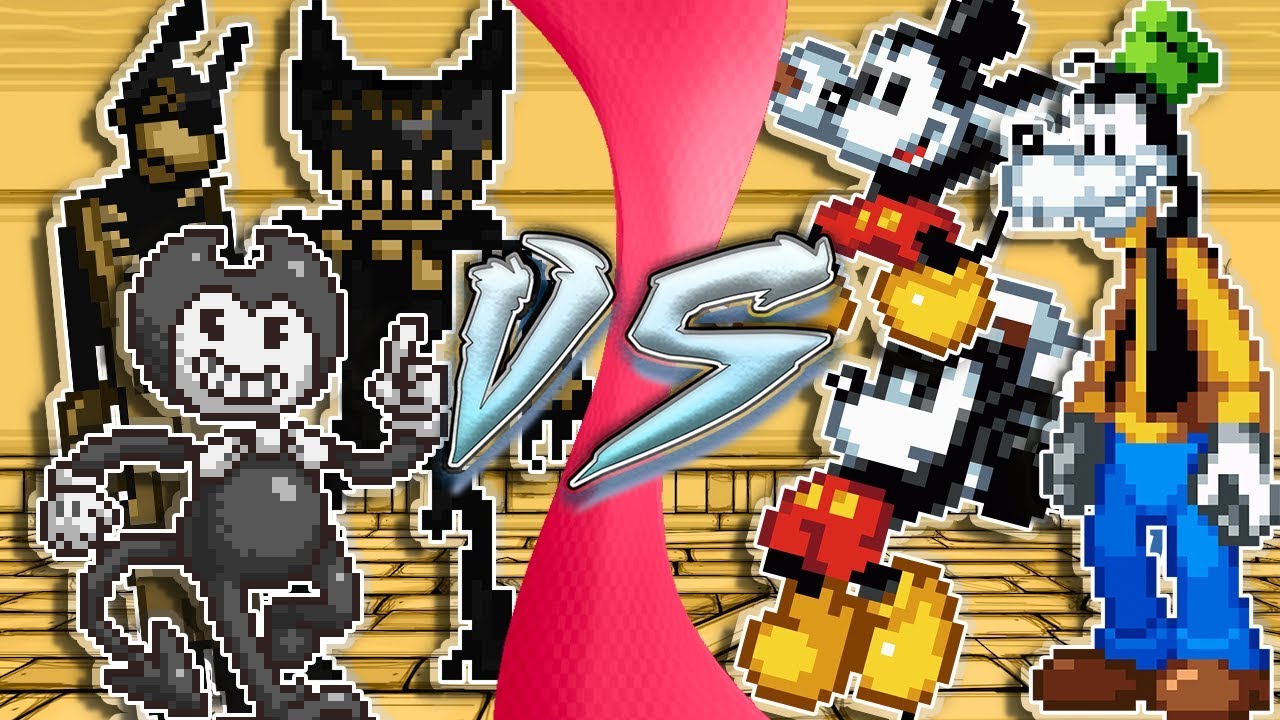 BENDY vs MICKEY MOUSE REMASTERED! (Bendy and The Ink Machine Chapter 4 Animation) Bendy Cartoon