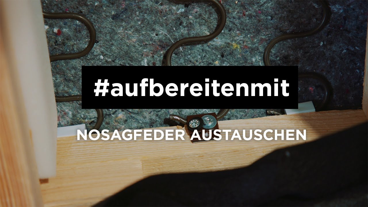Kaputte Nosagfeder austauschen | Aufbereiten lernern mit Frank #13