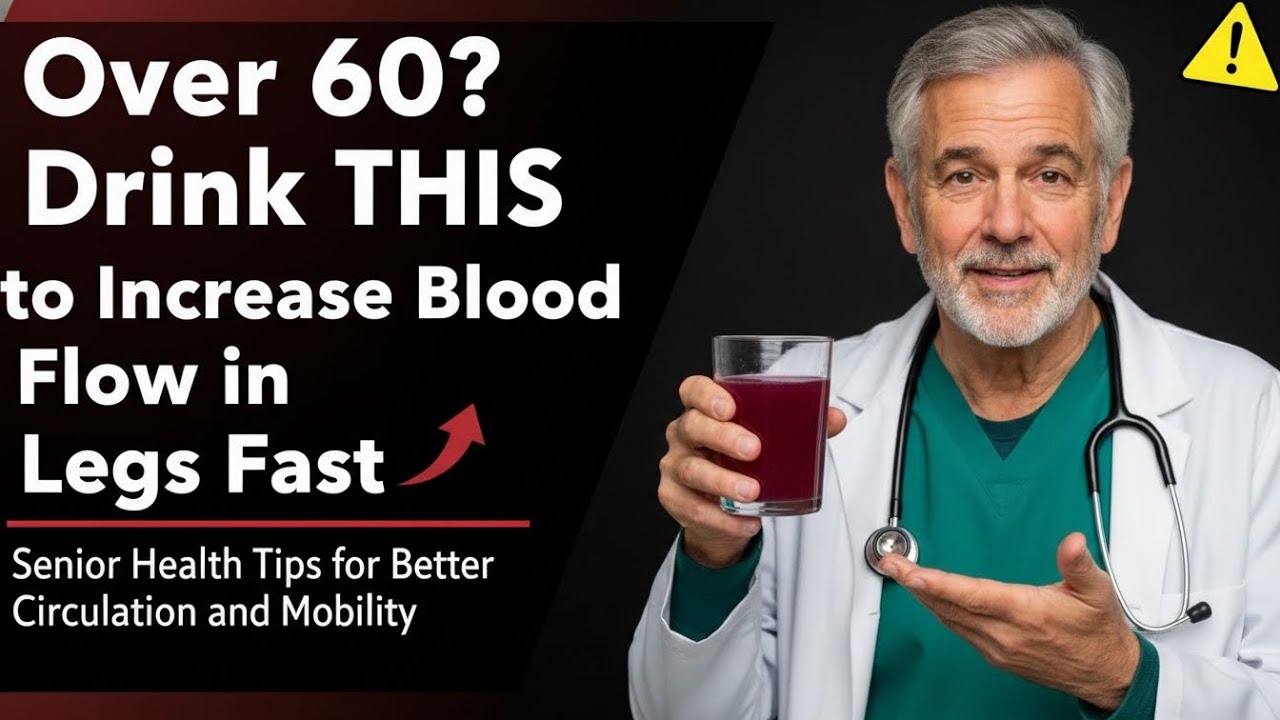 Over 60? Drink THIS to Increase Blood Flow in Legs Fast | Senior Health Tips for Better Circulation