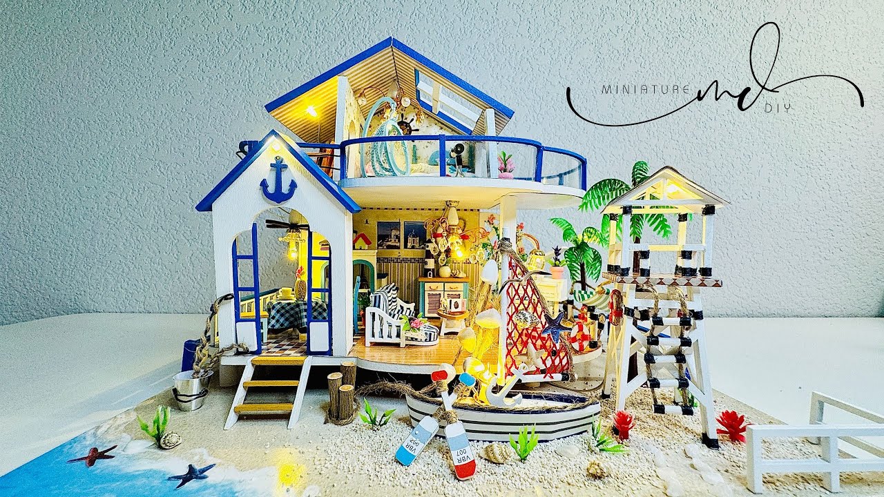 Summer By The Sea DIY || DIY Miniature House || Satisfying DIY Video