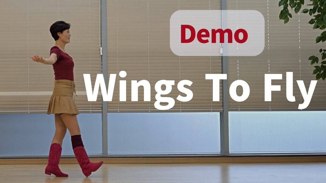 Wings To Fly Line Dance (Absolute Beginner) - Demo