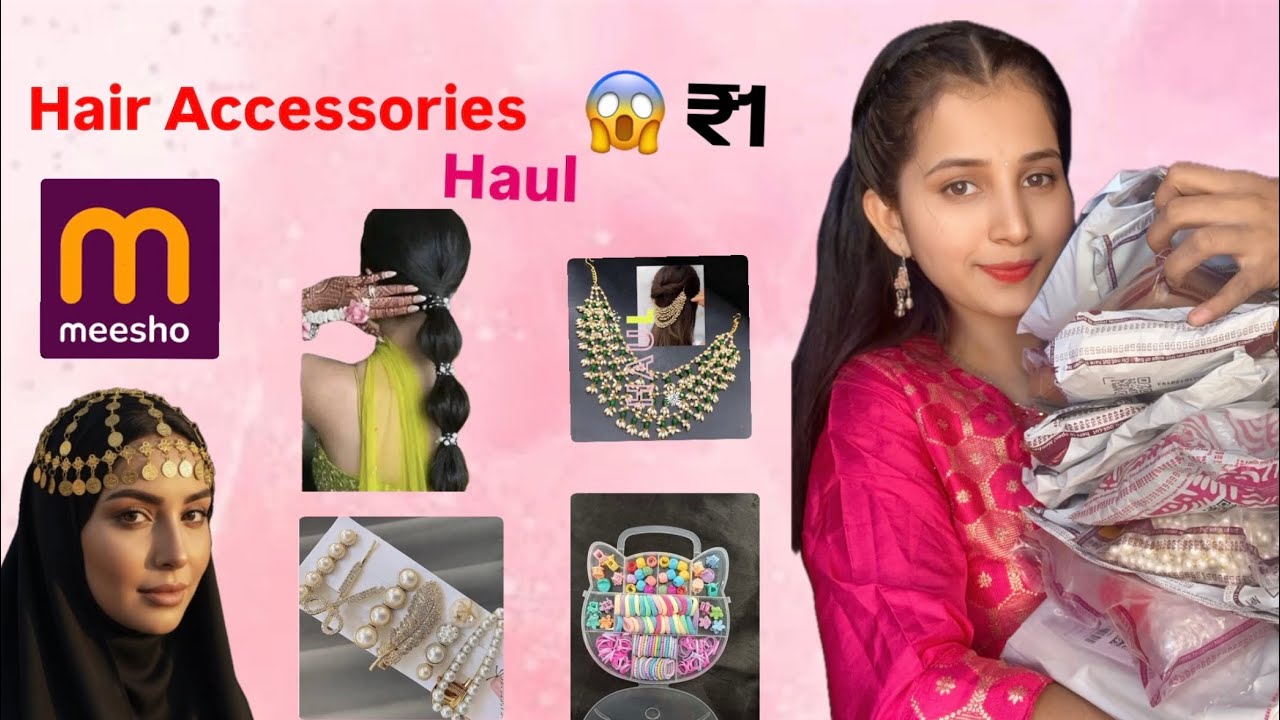 Meesho Hair Accessories Haul 🎀 | Budget Friendly & Cute Collection ❤️