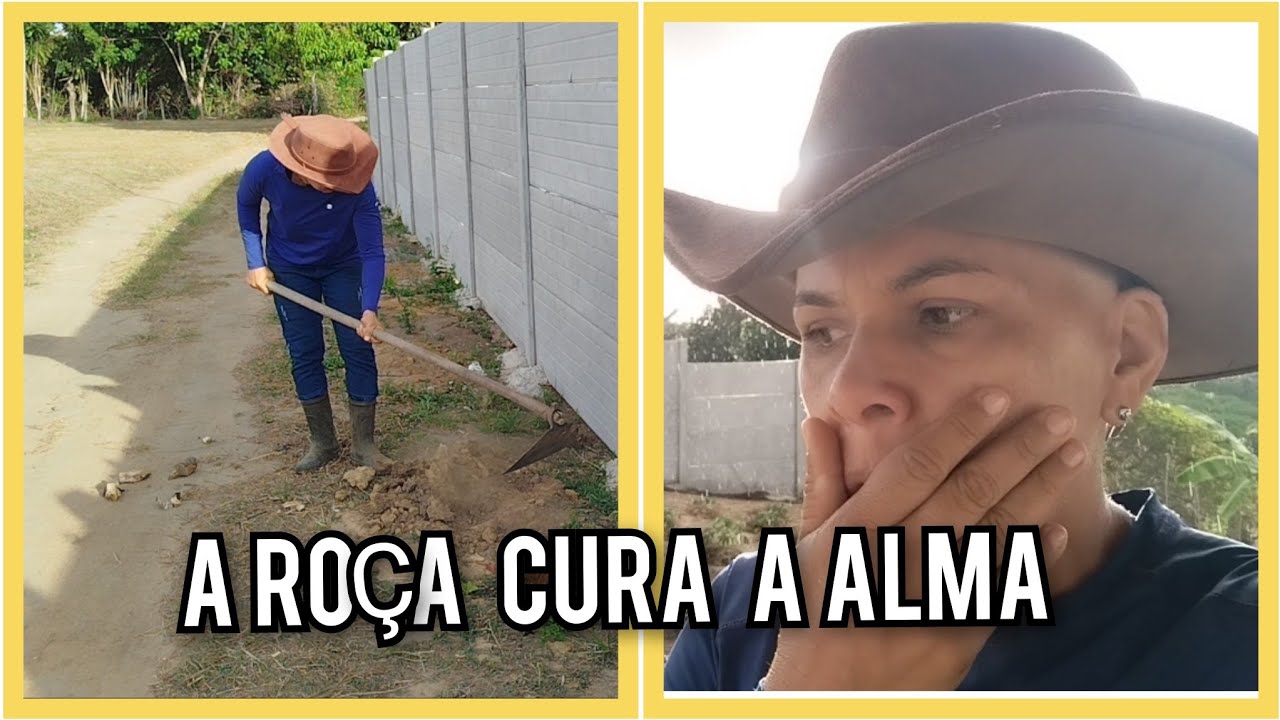Sozinha no sítio - trabalho pesado para esquecer a dor