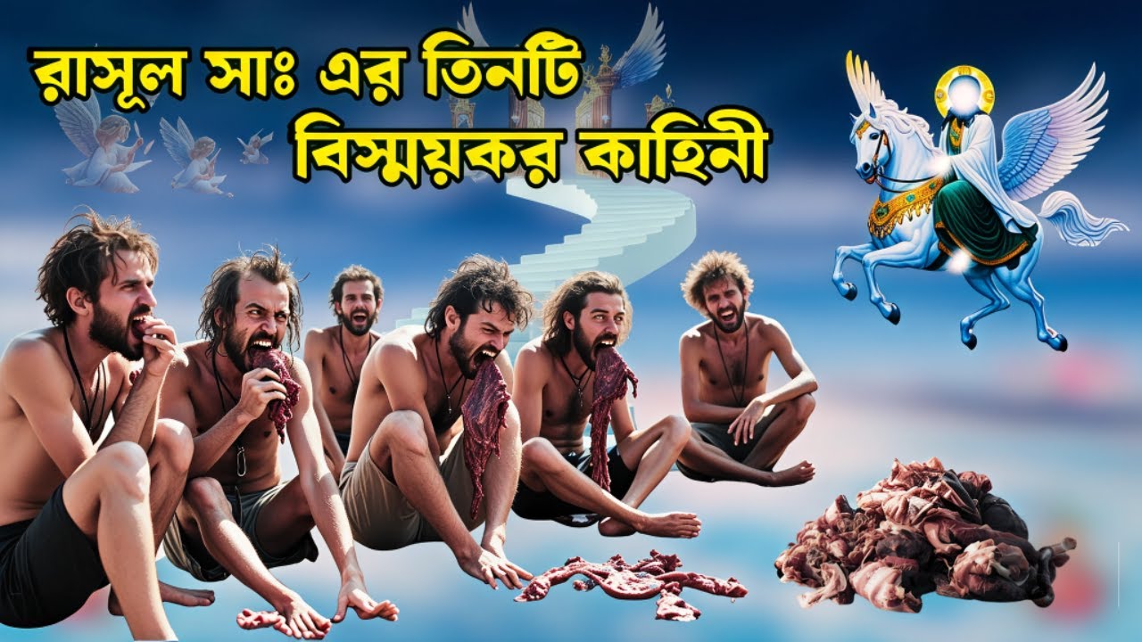 রাসূল ﷺ এর তিনটি বিস্ময়কর ঘটনা | নবী মুহাম্মাদ (সাঃ) এর অলৌকিক কাহিনী | সীরাতুন্নাবী । Islamic Story