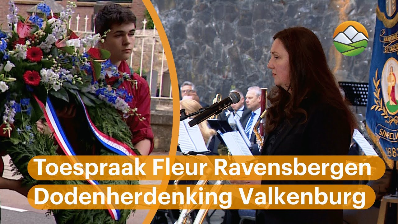 Toespraak vredesonderhandelaar Fleur Ravensbergen op de Dodenherdenking Valkenburg