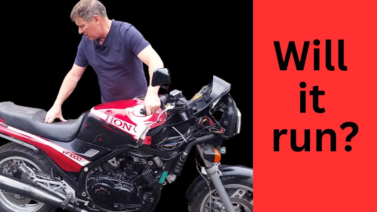 Bringing This Dead Bike VF1000f Honda Back To Life After 15 Years!