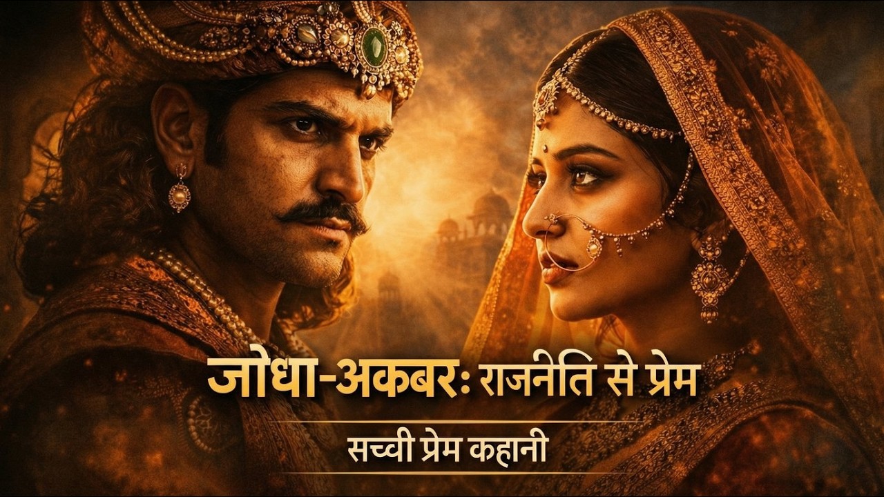 जोधा-अकबर की सच्ची प्रेम कहानी - राजनीति से मोहब्बत तक का सफर 💔👑 | Real Love Story