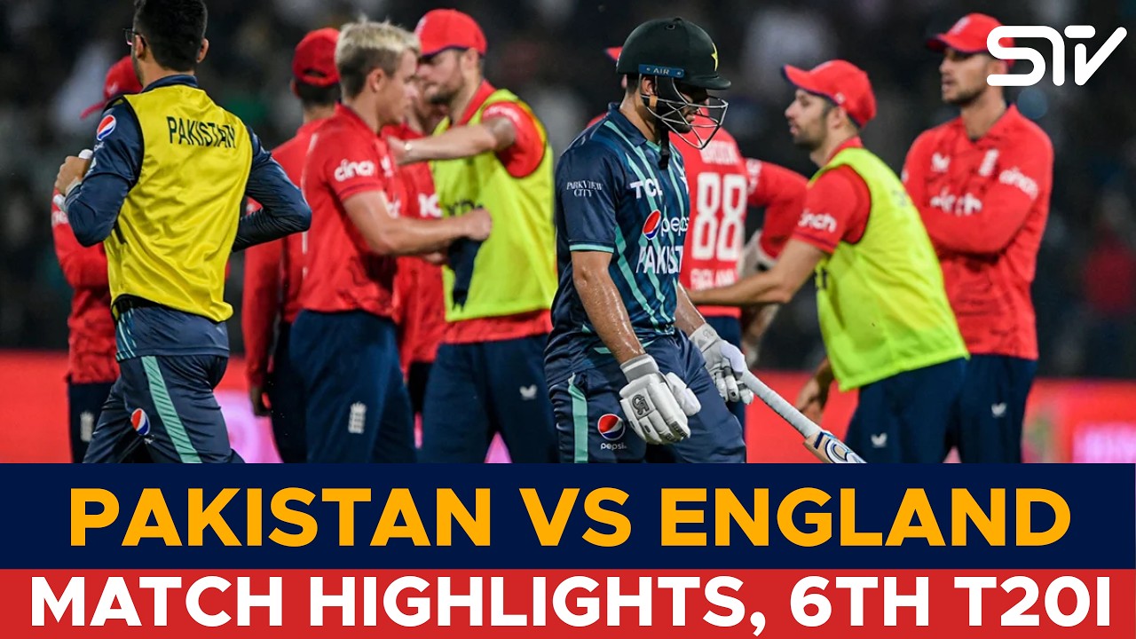 Full Match Highlights | Pakistan vs England | England Chase Down Pakistan | 6th T20I, 2022 | M3L1H