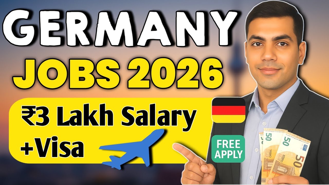 Germany Jobs 2025 | Germany Work Visa | High Salary Jobs in Germany with Monthly Income 💶🇩🇪