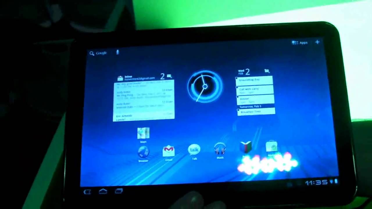 Google Android 3.0 Honeycomb Hands-on