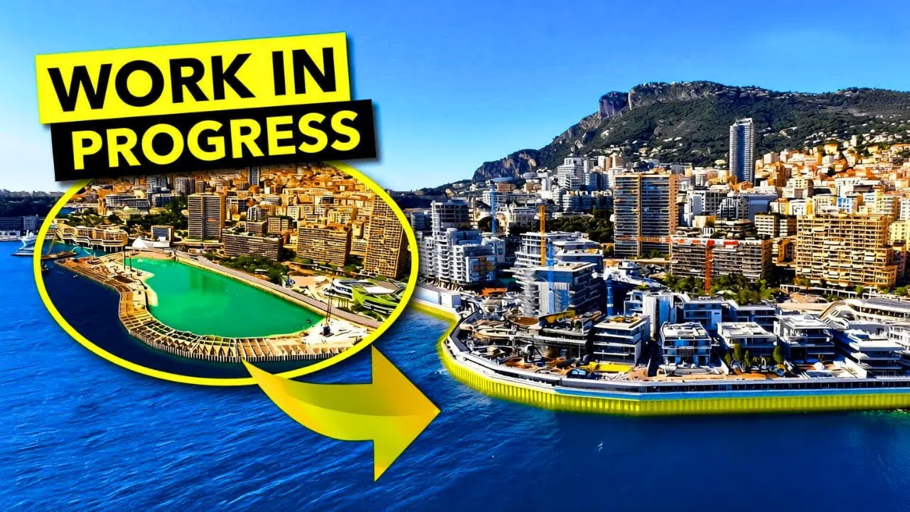 How Monaco Spent $2 Billion Expanding Into the Sea | The Future of Land Reclamation Explained
