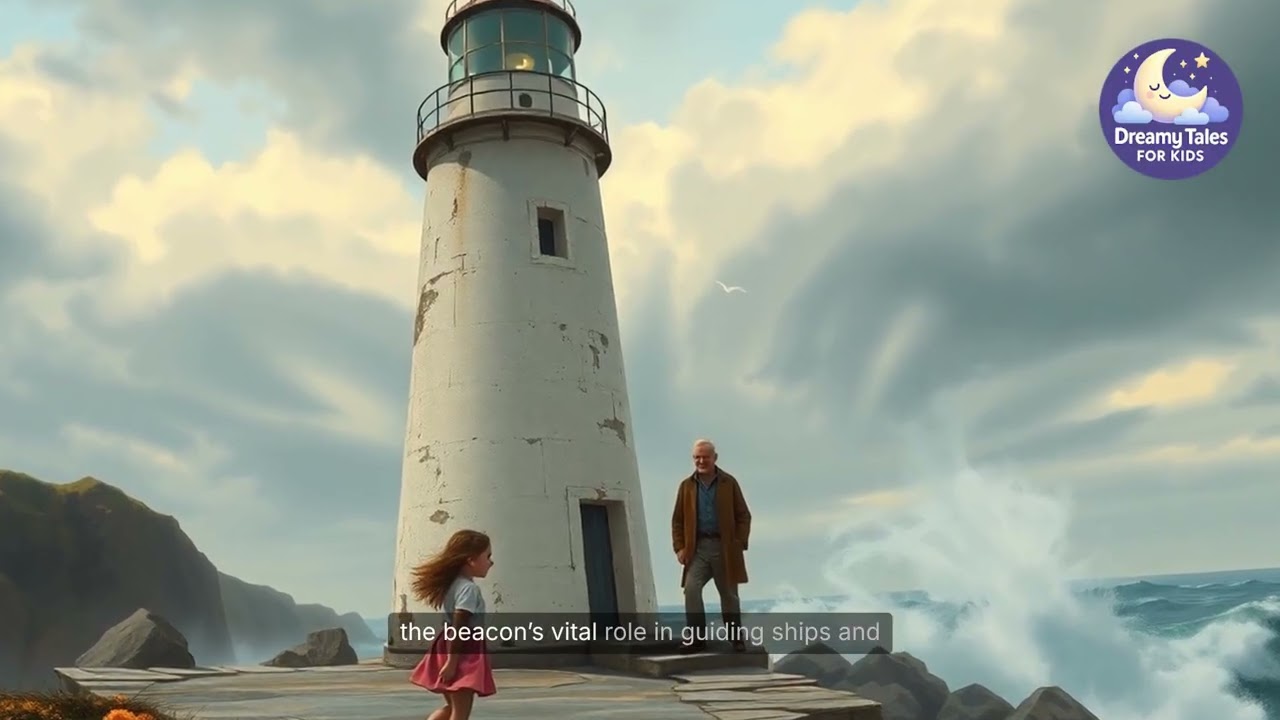 The Lighthouse That Collected Echoes | Magical Kids Bedtime Story