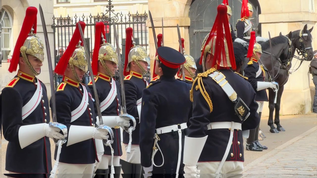 Impressed Captain Makes King’s Guard Smiles 😃 at the End of Day Inspection