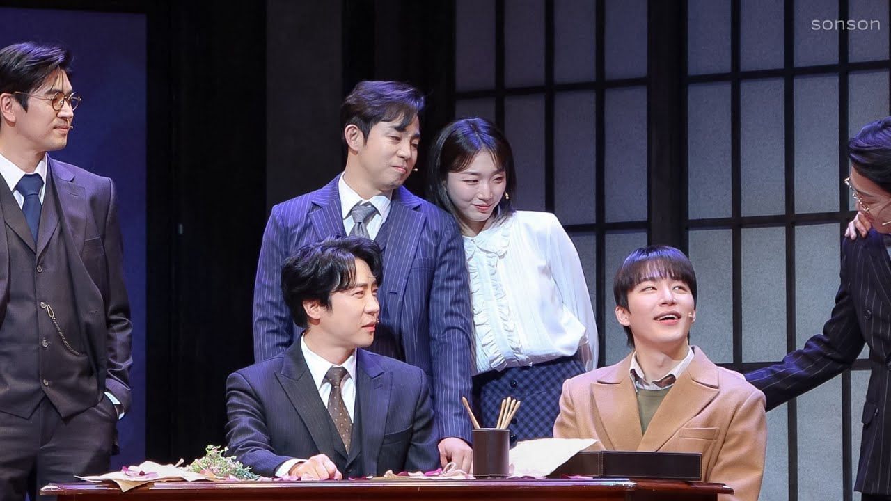 260131 7시 뮤지컬 '팬레터' 커튼콜 / 에녹 원태민 김이후 정민 김지욱 장민수 김보현