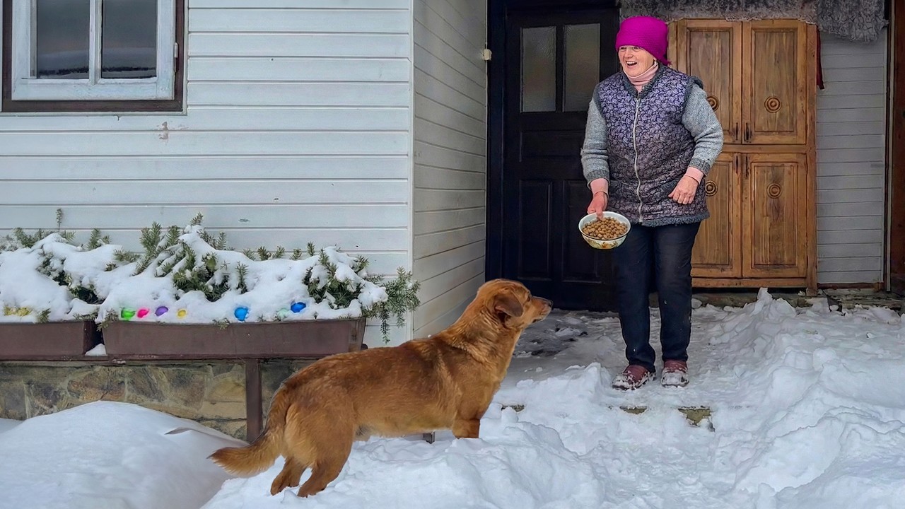 Snow Outside, Warmth Inside | A Winter Day with Family in the Village