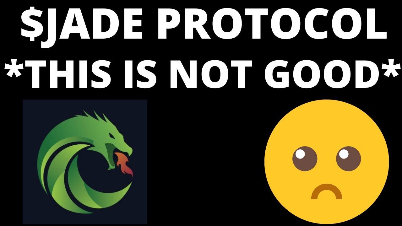 $JADE PROTOCOL PRICE KEEPS CRASHING *THIS IS NOT GOOD!!*  WHAT'S NEXT? (DAILY UPDATE)