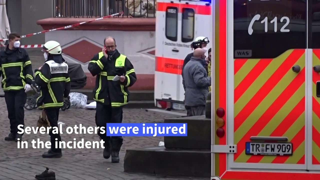 At least two dead after car hits pedestrians in German city Trier