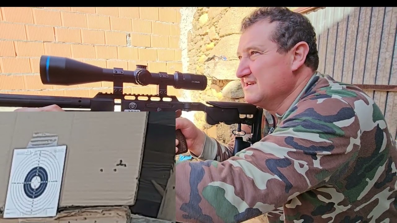 CARABINA PCP Tac Boss HATSAN. Prueba de Precisión