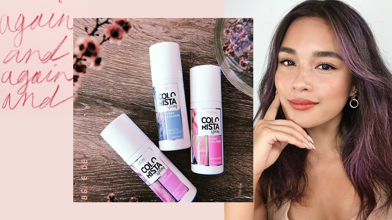 EFFORTLESS CROWN BRAID - LOREAL COLORISTA SPRAY