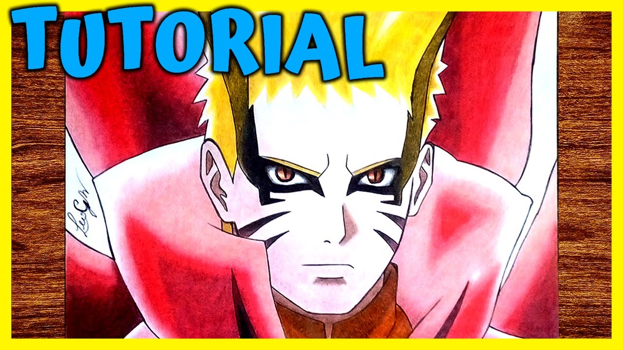 COMO DESENHAR O NARUTO MODO BARION PASSO A PASSO 🔥