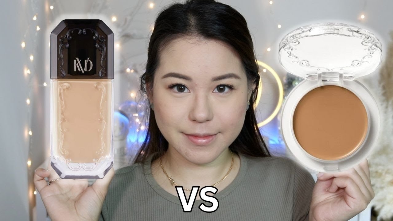 KVD Good Apple Serum Foundation VS Good Apple Balm Foundation | Alison Ha