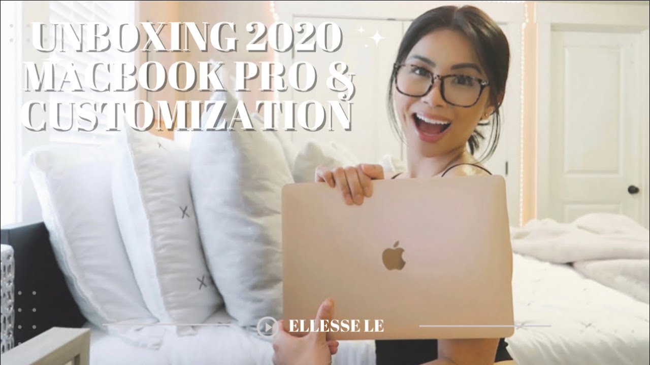 2020 MACBOOK AIR UNBOXING and easy customizing tips! ☆