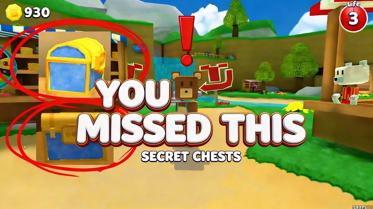 You Missed These Secret Chests! | Super Bear Adventure