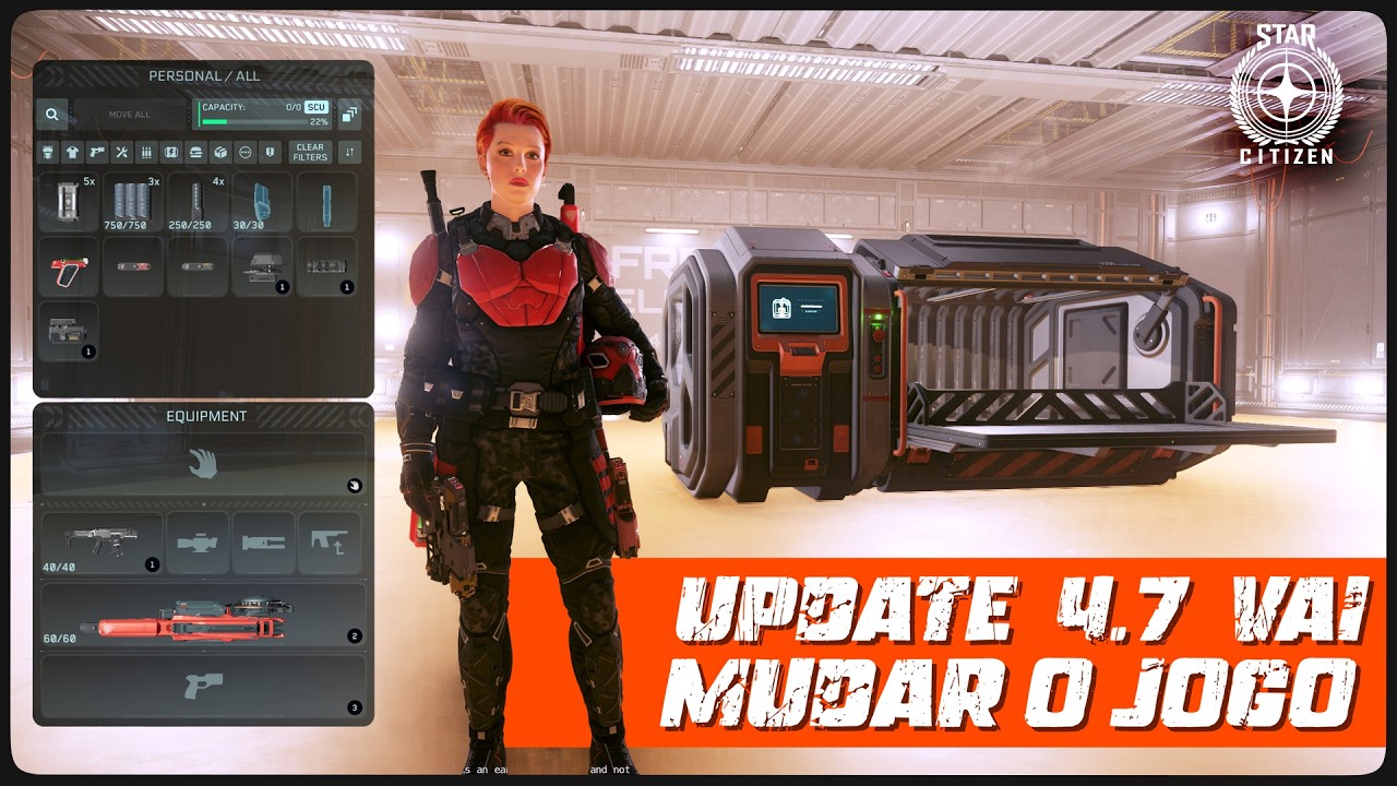 NOVO INVENTARIO, CRAFTING E MUITO MAIS NA 4.7 - STAR CITIZEN
