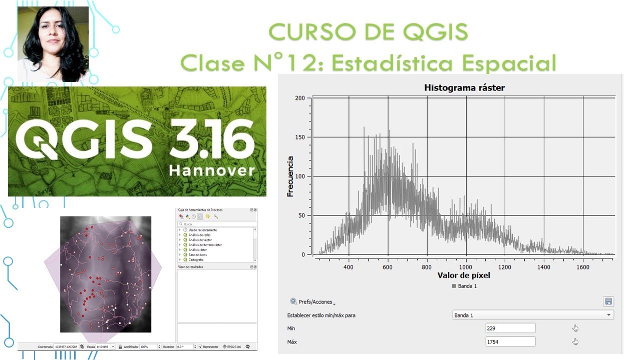 CURSO DE QGIS 3.16 HANNOVER. Clase N°12. Estadística Espacial