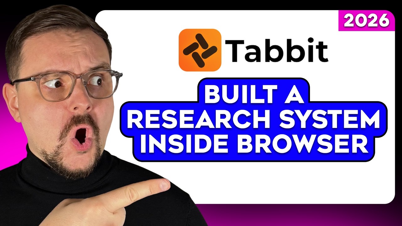 Учебное пособие по браузеру Tabbit - 2026 | Как я создал структурированную систему исследований в...