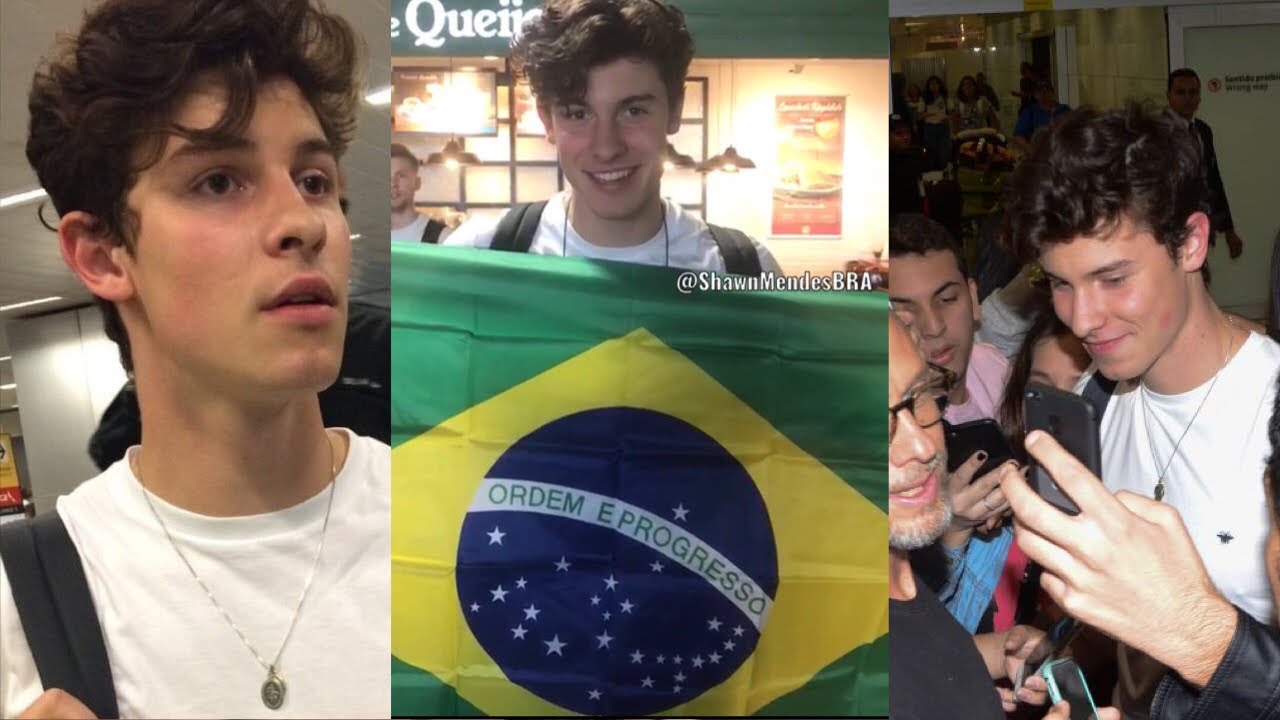 Shawn Mendes no aeroporto em São Paulo - Junho 2018