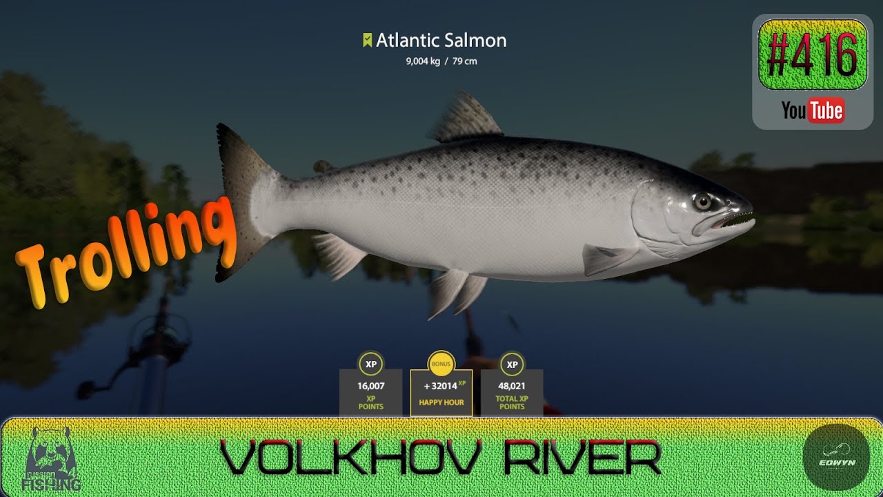 Russian Fishing 4 - Volkhov River - Trolling - #416