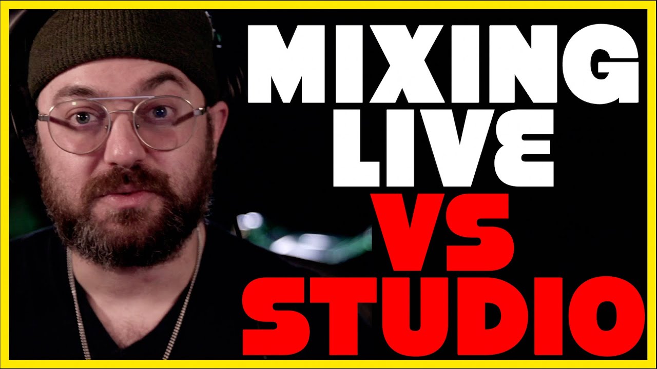 Mixing Live Sound Compared to Mixing a Recording